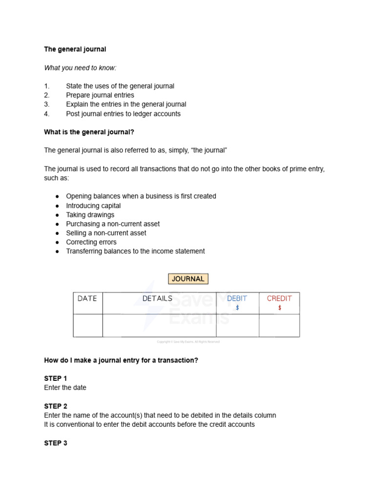 Understanding the General Journal | PDF | Debits And Credits | Corporations