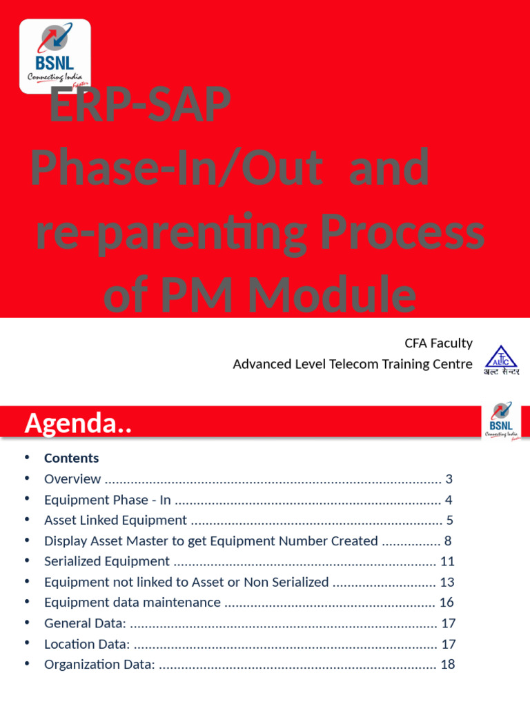 ERP-SAP Phase - In-Out Process - PM Modlue - 19!03!2015 | PDF | Menu ...