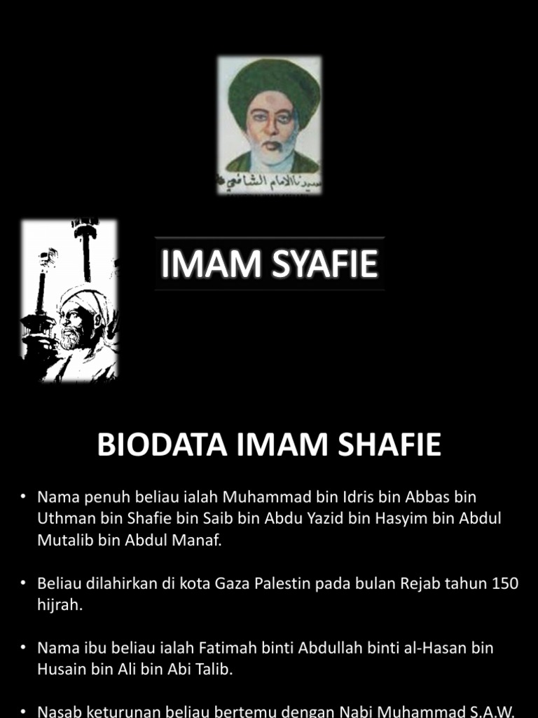 Biodata Imam Syafie