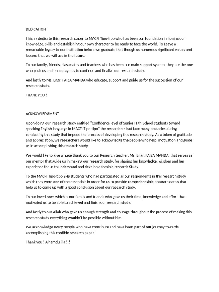 Dedication Wps Office | PDF