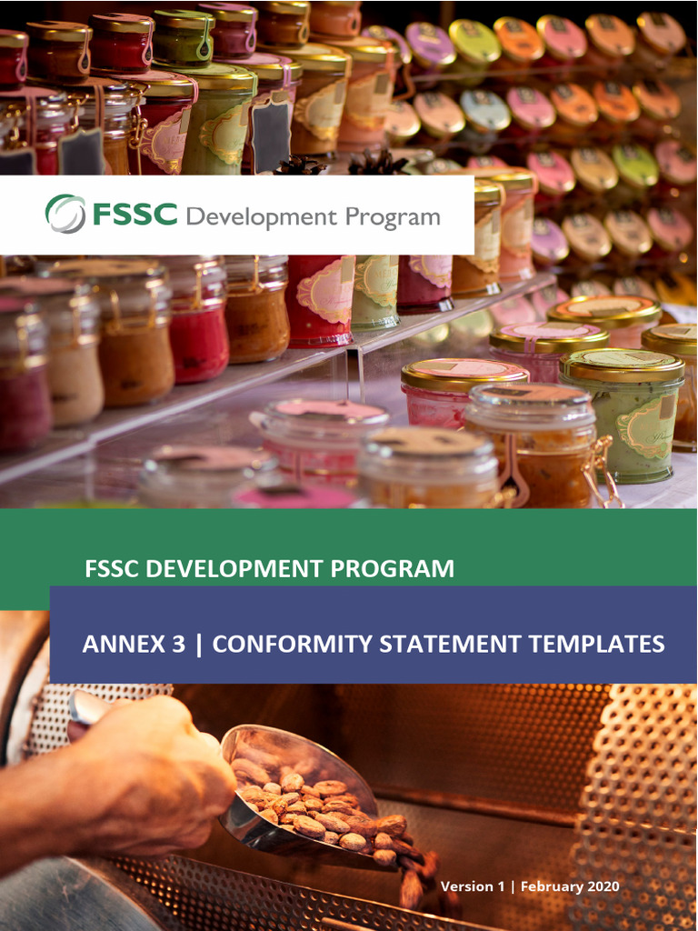 FSSC Development Program Templates | PDF