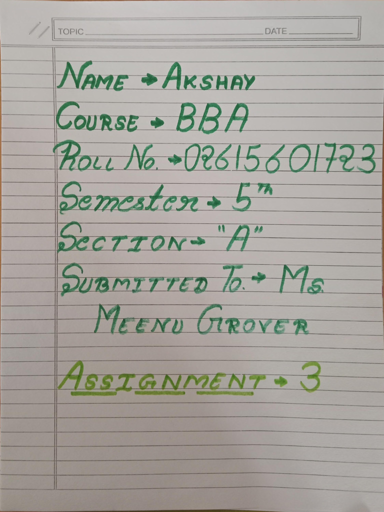 BPS Assignment 3 | PDF
