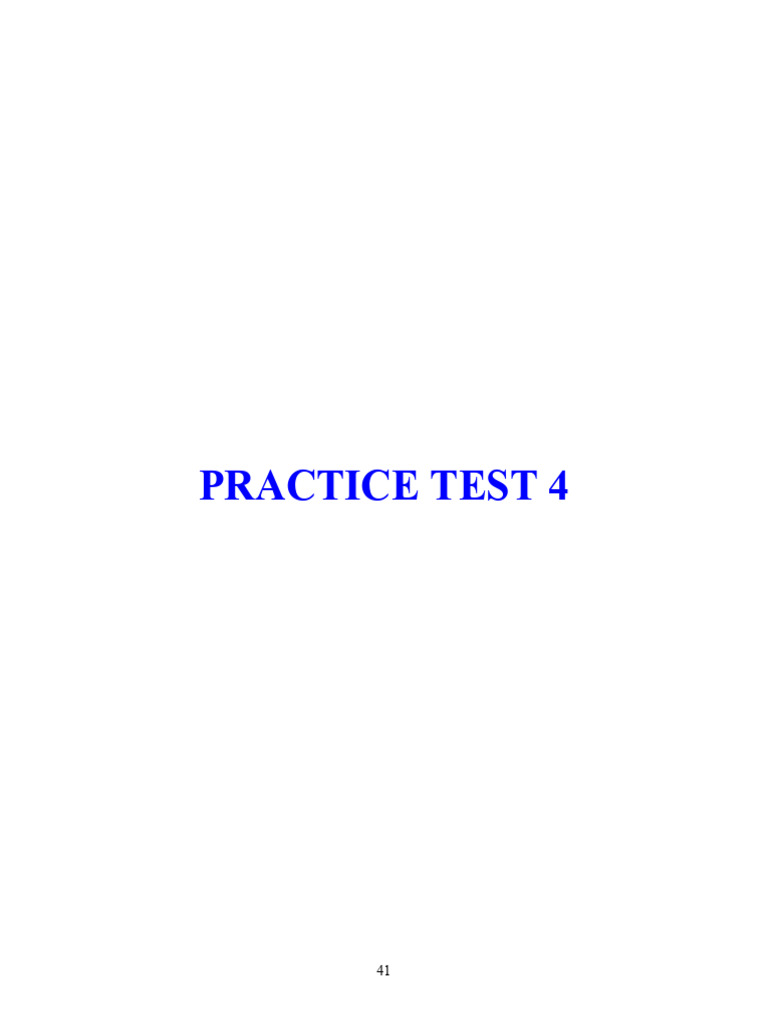 Listening - Test 4 (1) | PDF | Books