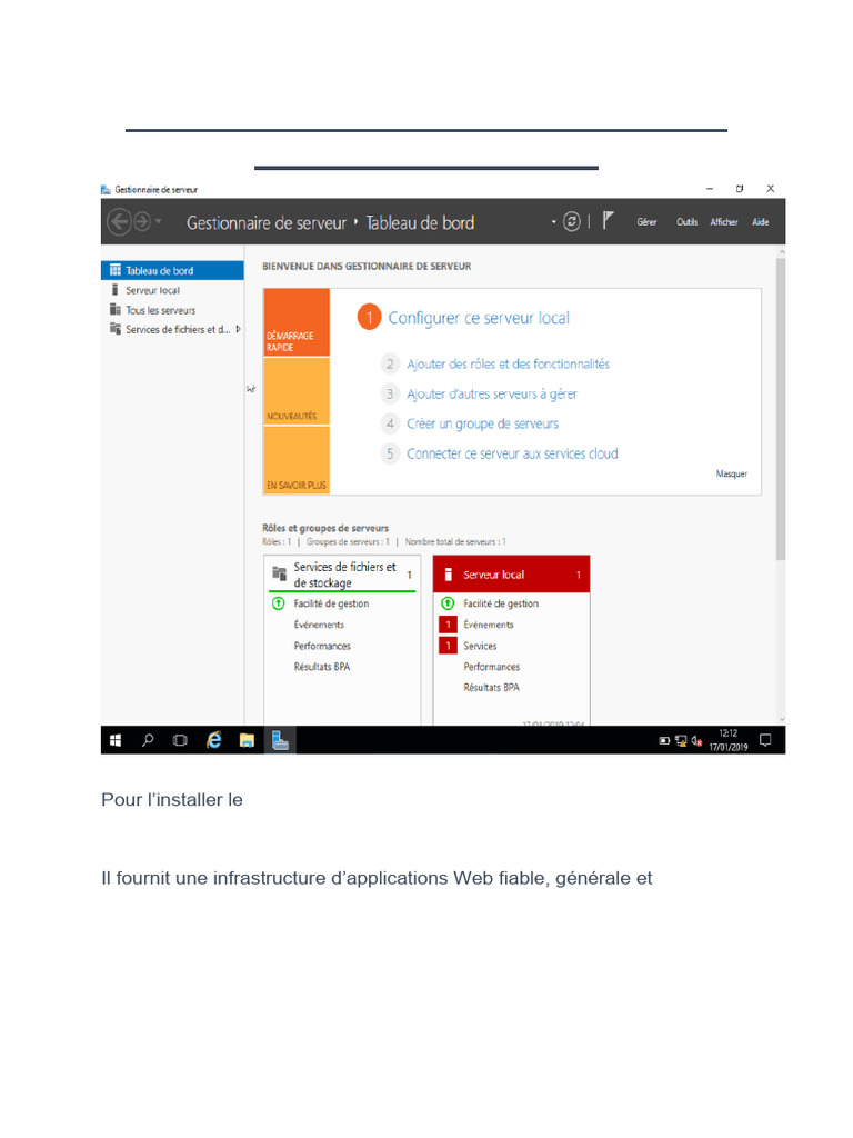 Installer et configurer IIS sur Windows Server | PDF | Internet ...