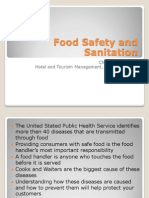 Food Safety and Sanitation