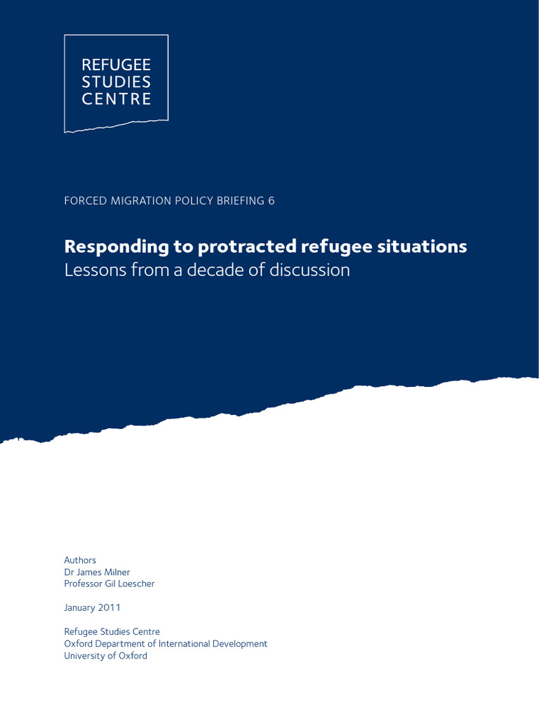 Responding To Protracted Refugee Situations | PDF | Refugee | United ...
