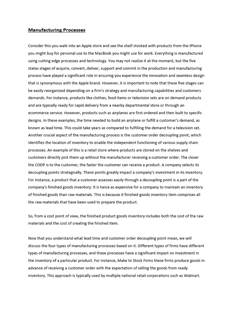 Session+Transcript+ +Production+Process | PDF | Lean Manufacturing ...
