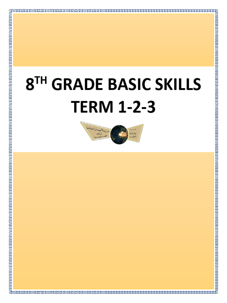 8 Grade Basic Skills TERM 1-2-3 | PDF | Adverb | Clause