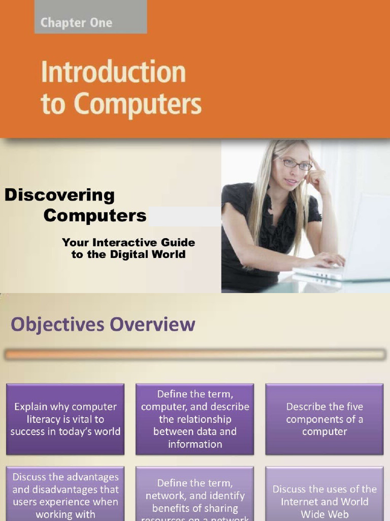 CH # 01 .Pintroduction To Computer | PDF