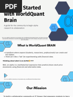 World Quant Brain Alpha Documentation | PDF | Stocks | Technical Analysis