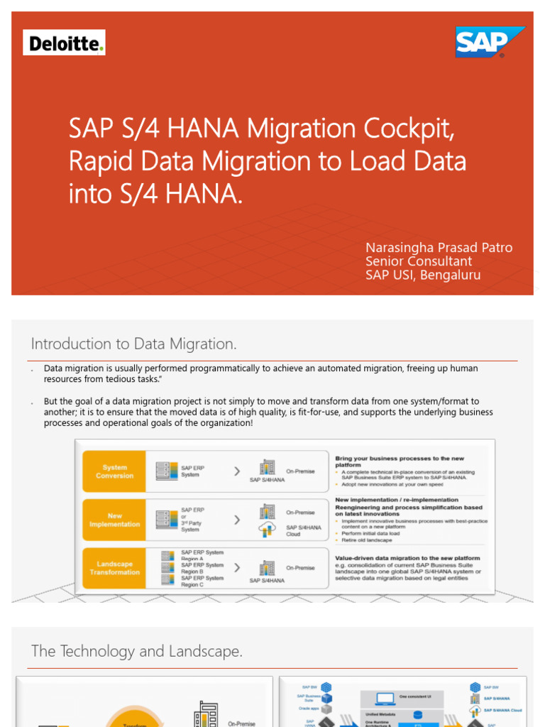 SAP S/4HANA Rapid Data Migration Guide | PDF | Information Retrieval ...