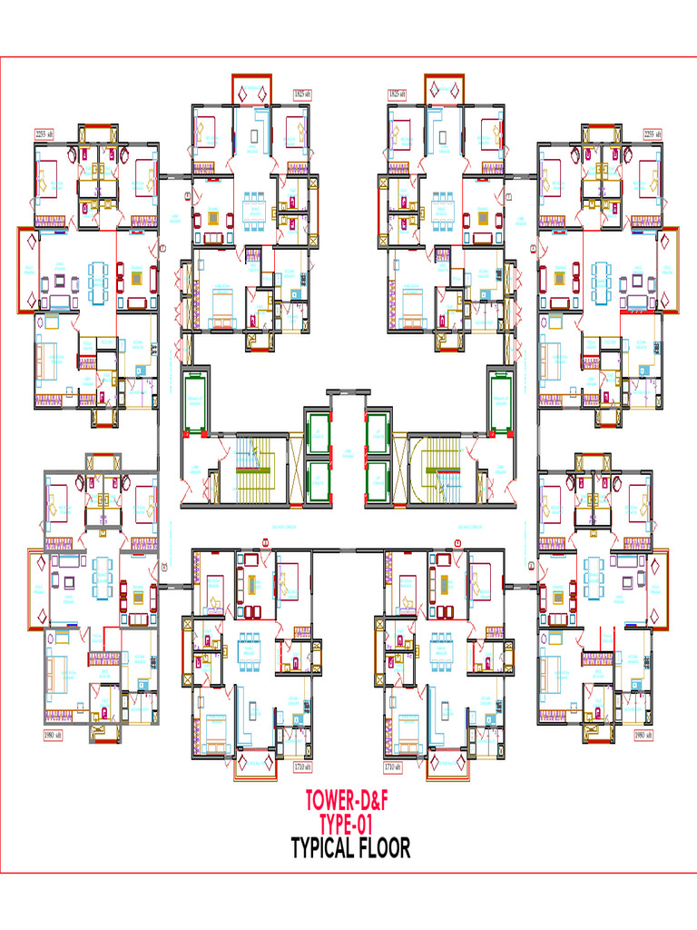 Floor Plan for Residential Building | PDF | Room | Home
