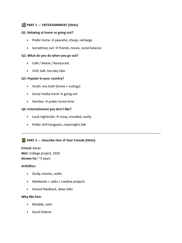 5 2 Speaking | PDF