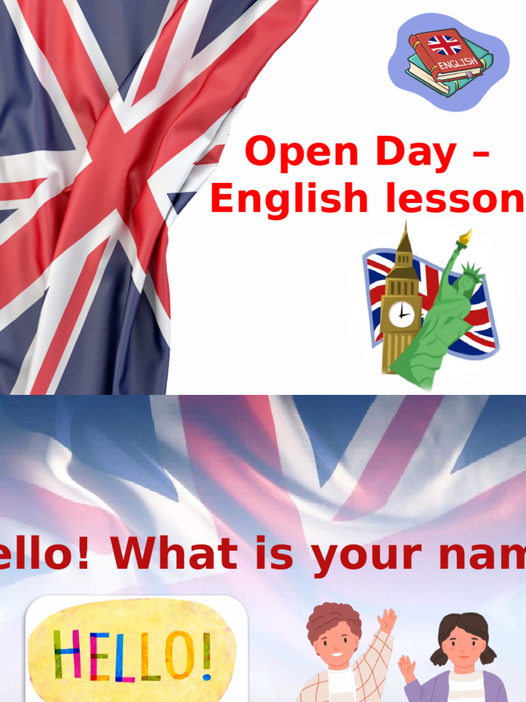 Open Day English Lesson | PDF