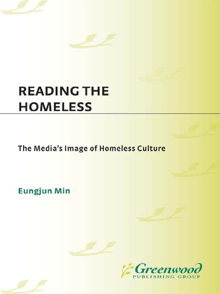 Media Portrayal of Homeless Culture | PDF | Poverty | Poverty ...