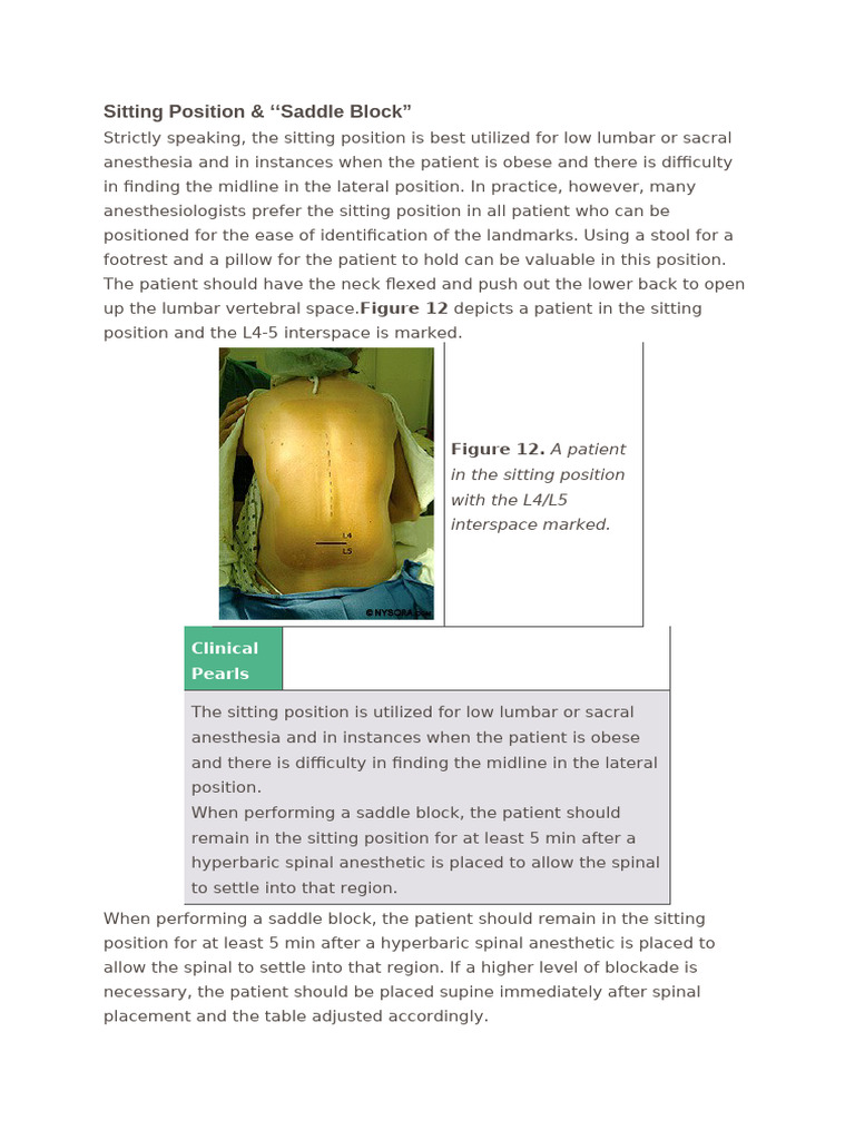 Sitting Position | PDF