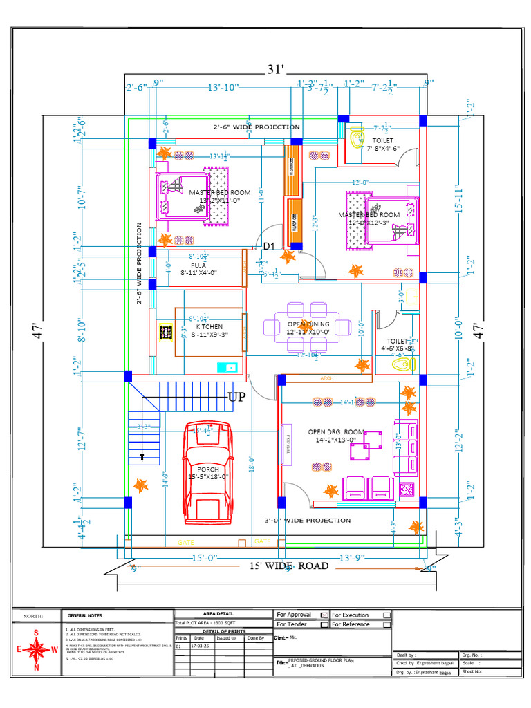 Proposed Ground Floor Plan Dehradun | PDF