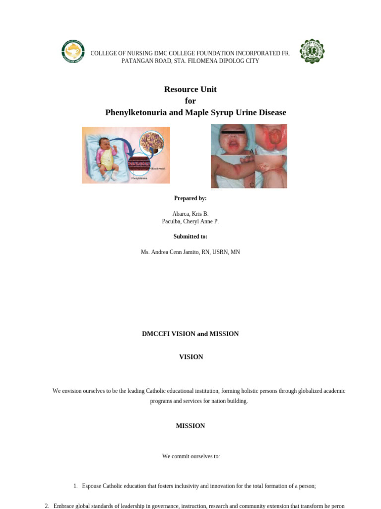 PKU & MSUD: Overview and Management Guide | PDF | Diseases And ...