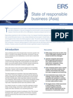 State of Responsible Business (Asia) : Key Points