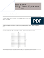 Graphing Linear Equations