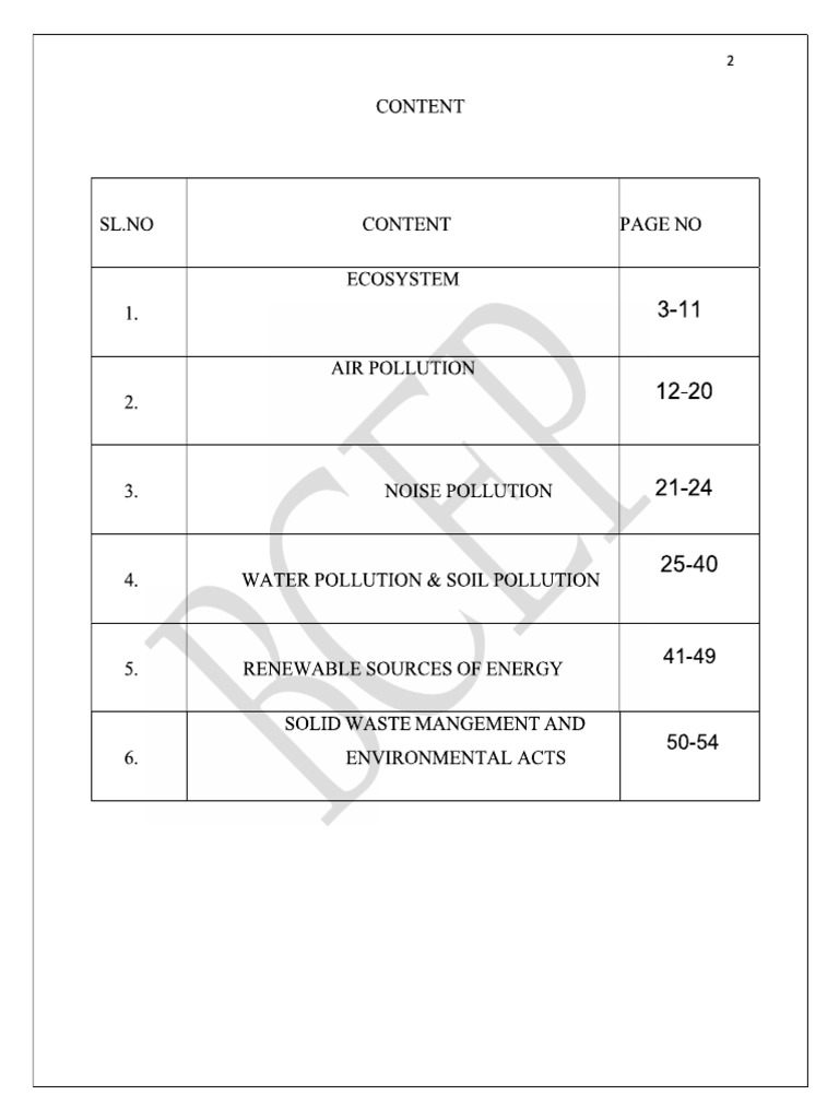 1st Sem Es Notes | PDF
