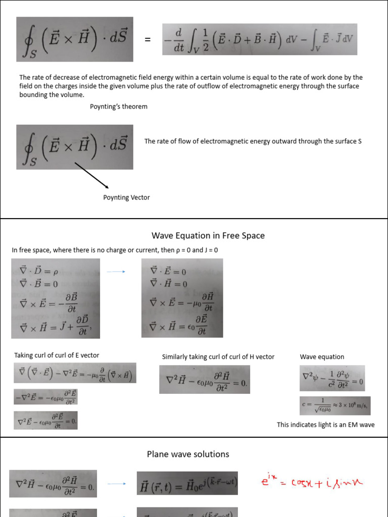 Lecture Note 7 | PDF | Waves | Electromagnetic Radiation