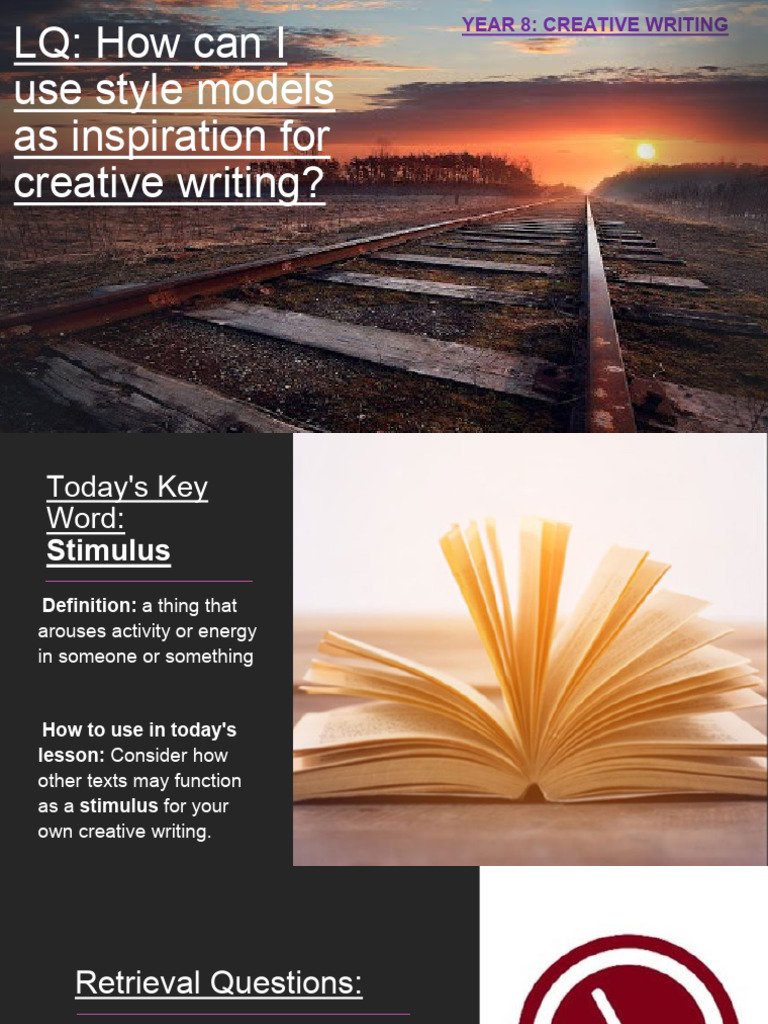 Year 8 Enlgish Creative Writing 3 Style Models | PDF