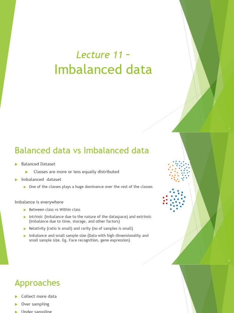 Imbalanced Data: Challenges & Solutions | PDF | Sensitivity And ...