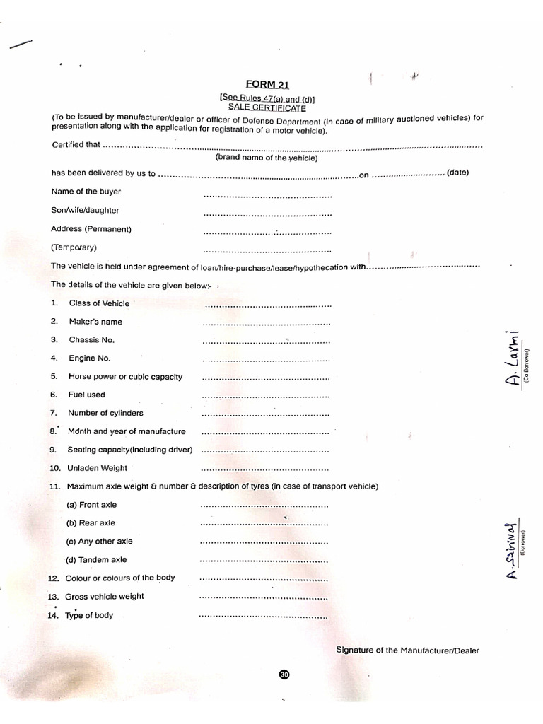 Form 21 | PDF
