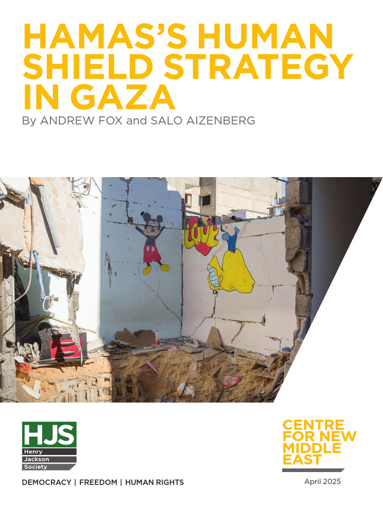 HJS Hamass Human Shield Strategy in Gaza Report WEB | PDF | Hamas ...