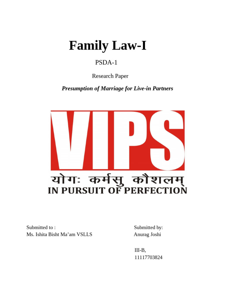 Family Law Psda-1 | PDF | Marriage | Supreme Court Of The United States
