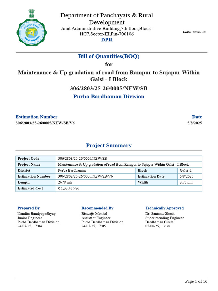306 2803 25 26 0005 New SB V6 Soq | PDF | Concrete | Construction Aggregate