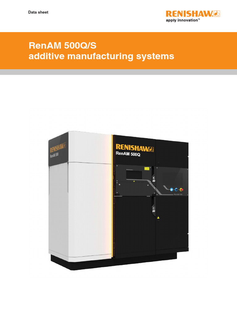 RenAM 500Q/S Multi-Laser Systems | PDF | Physical Sciences | Applied ...