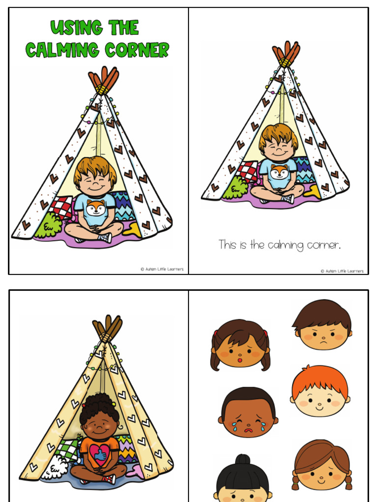 Calming Corner for Autism Learners | PDF | Human Communication | Learning