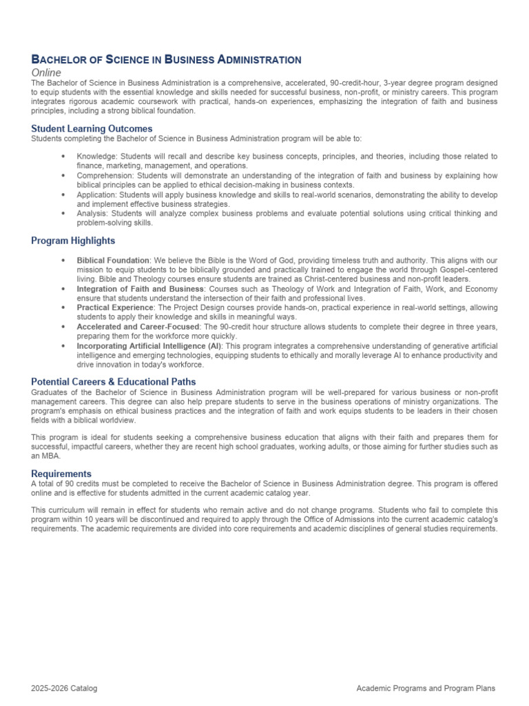 Online Business Administration Degree | PDF | Artificial Intelligence ...
