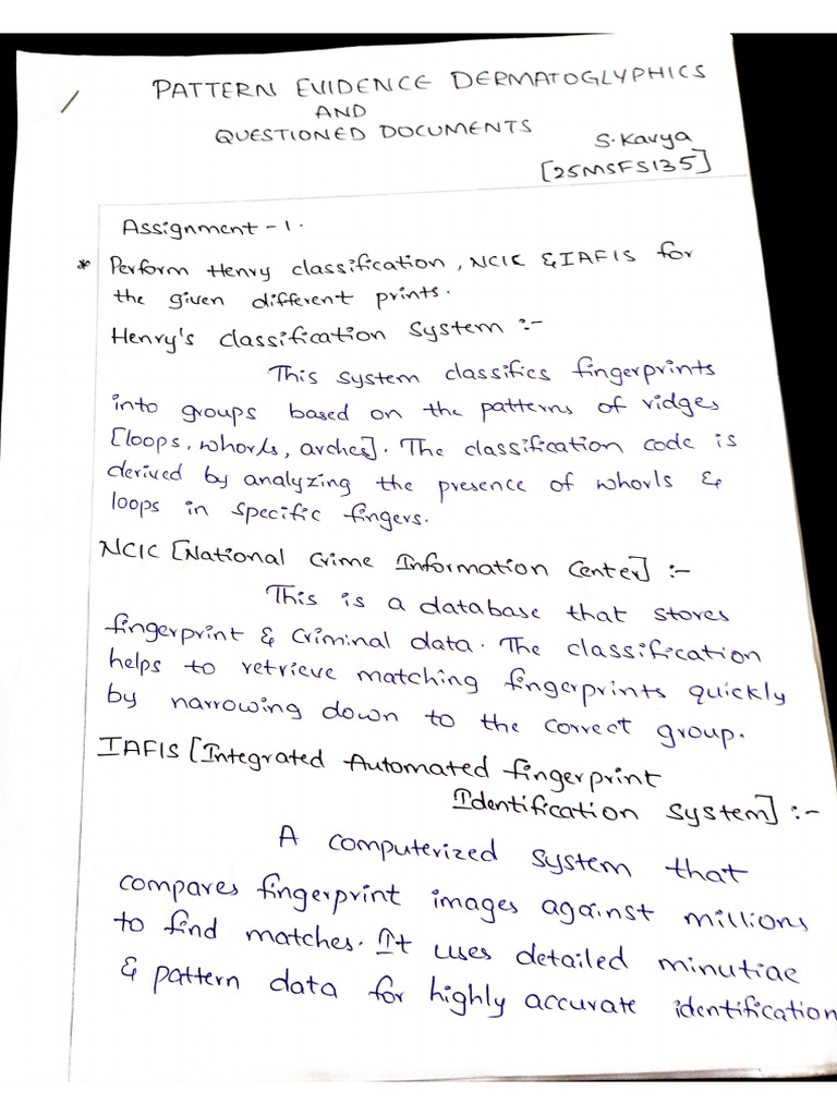 Henry Classification Pdf
