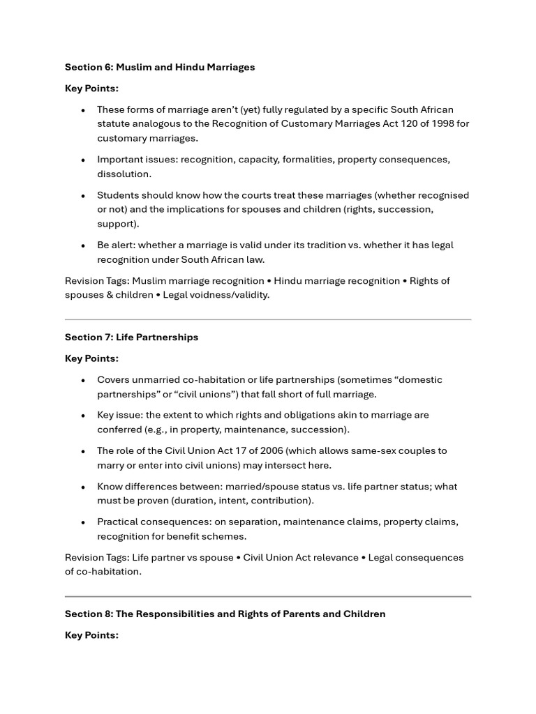 Class Notes PVL2601 Section 6 - 8 | PDF