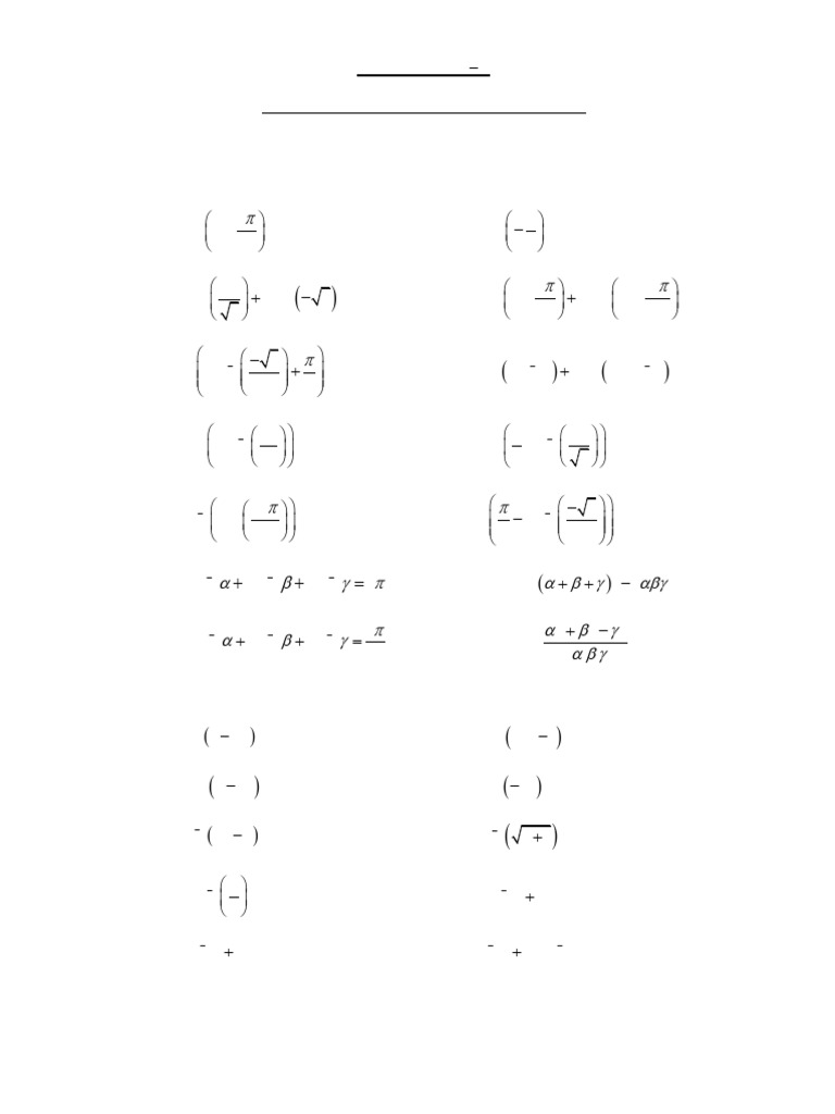 Ws-1, Inverse Trigonometric Functions-2 | PDF | Trigonometric Functions ...