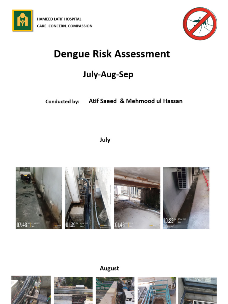 Dengue Risk Assessment Report JulyAugSep 2025 | PDF