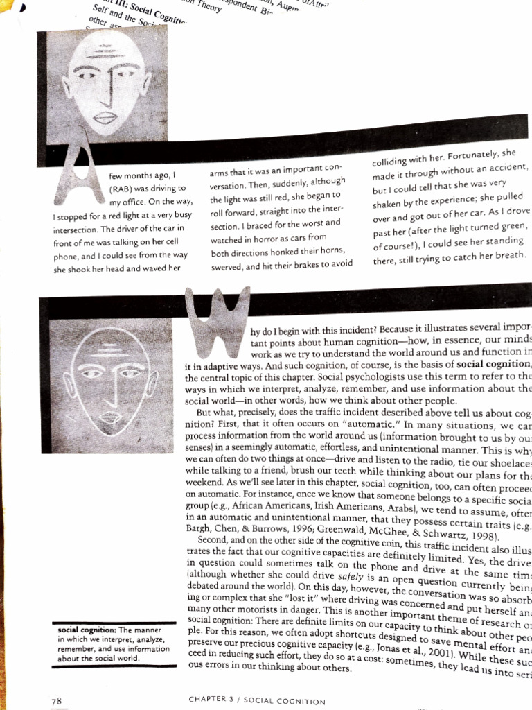 Social Cognition SP UNIT 3 | PDF