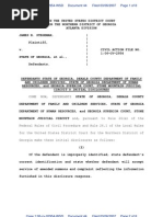 State of Georgia Defendants' Initial Disclosures