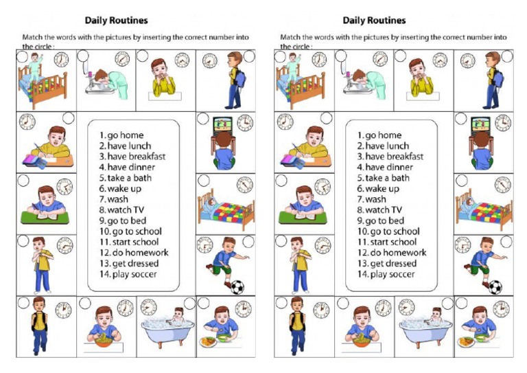 Daily Routines | PDF