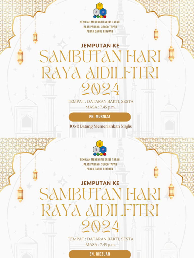 Sambutan Hari Raya Aidilfitri | PDF