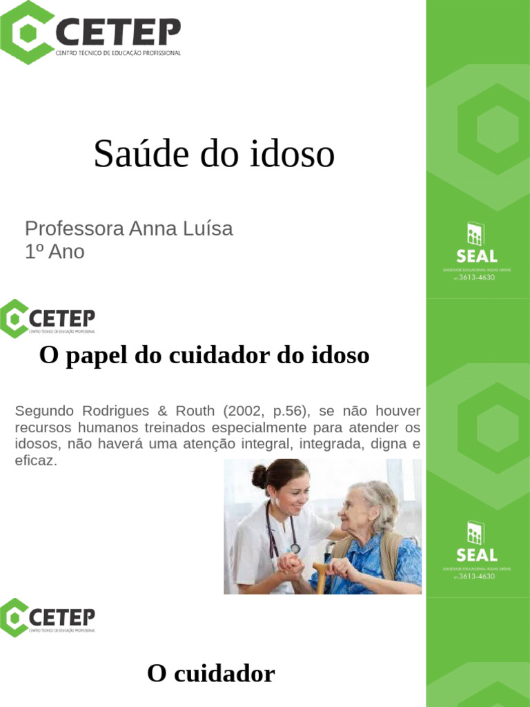Cuidados e Direitos dos Idosos | PDF | Família | Terceira idade