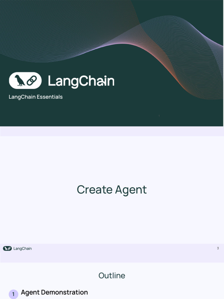 LangChain Agent Overview and Setup | PDF | Sql | Databases