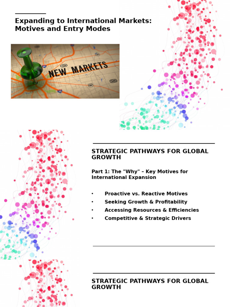 Expanding to International Markets Motives and Entry Modes | PDF ...