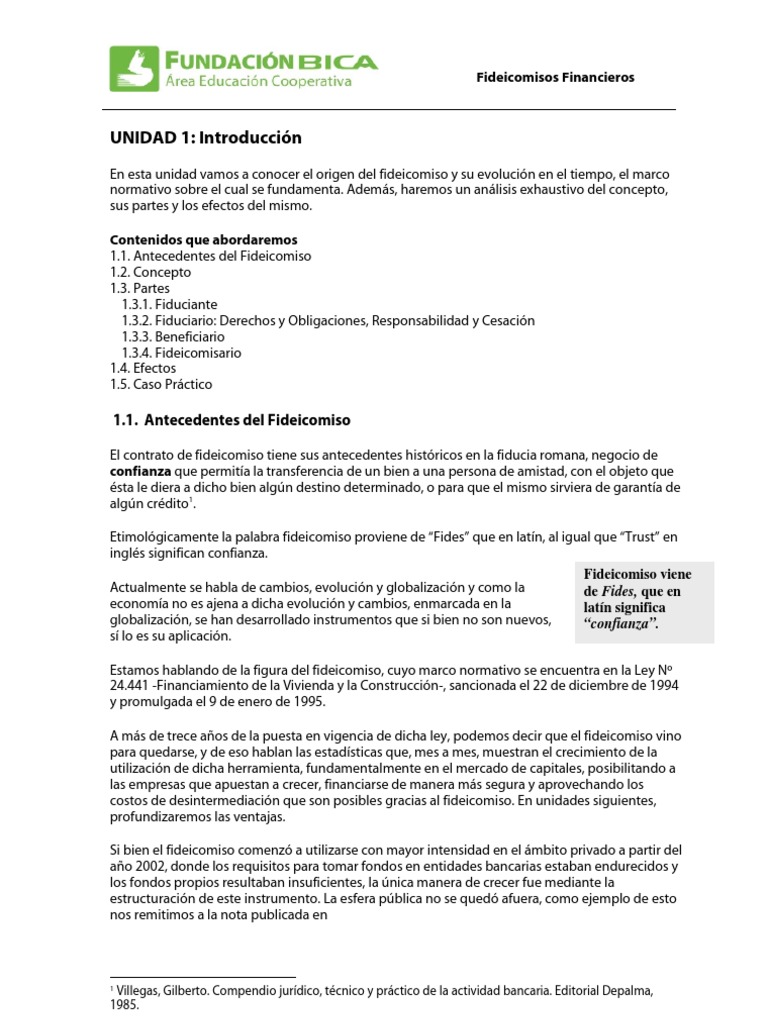 22+ Fideicomiso Ejemplo Practico Pics