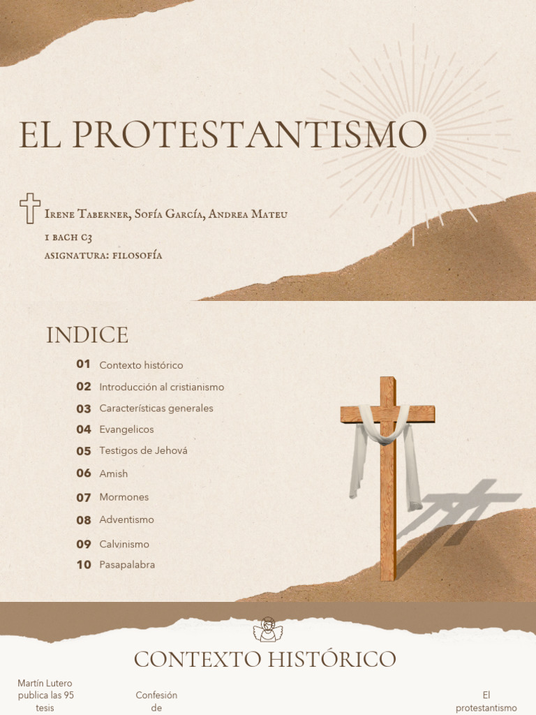 Historia y Diversidad del Protestantismo | PDF | protestantismo ...