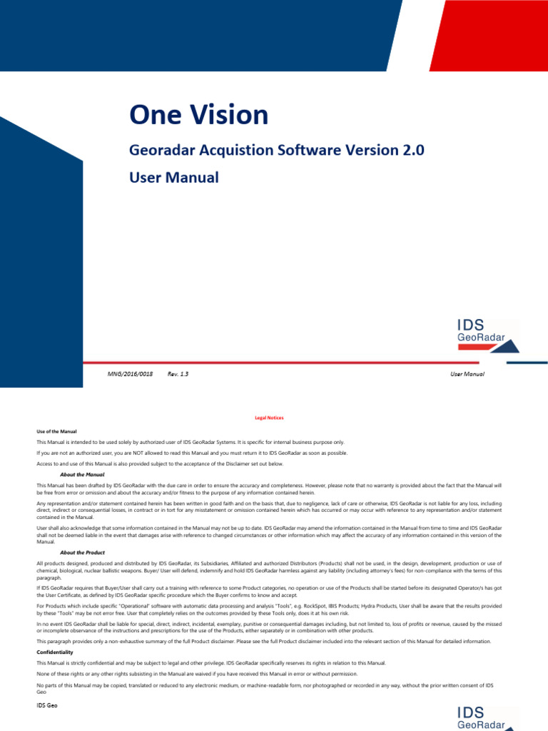 One Vision User Manual Overview | PDF | Computing | Computer Engineering