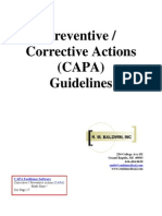 CAPA Guidelines FDA